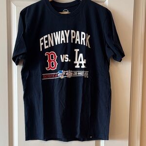 Fenway Park Red Sox vs Dodgers Graphic T-Shirt